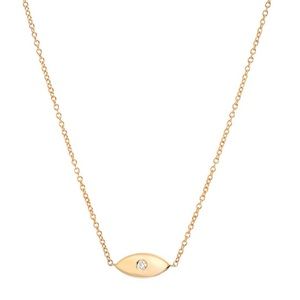 Zoe Lev - Diamond Evil Eye Necklace